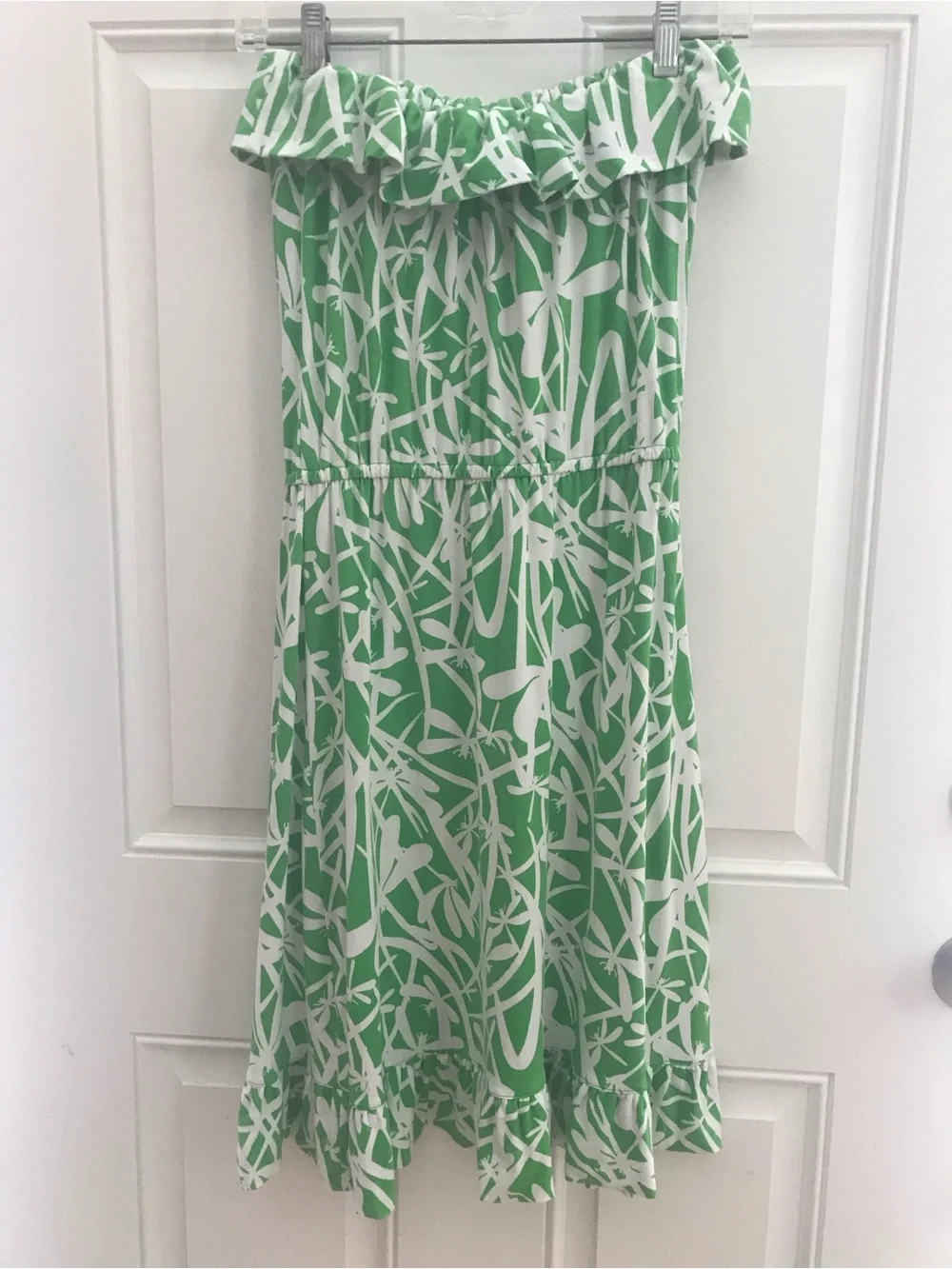 LILLY PULITZER Flor Dress in the Green Bean Light My Fire Pattern - Picture 10 of 14